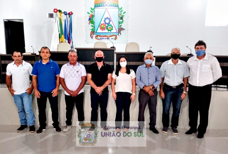 Em dia de diplomação,  vereadores eleitos visitam Câmara Municipal de União do Sul-MT.