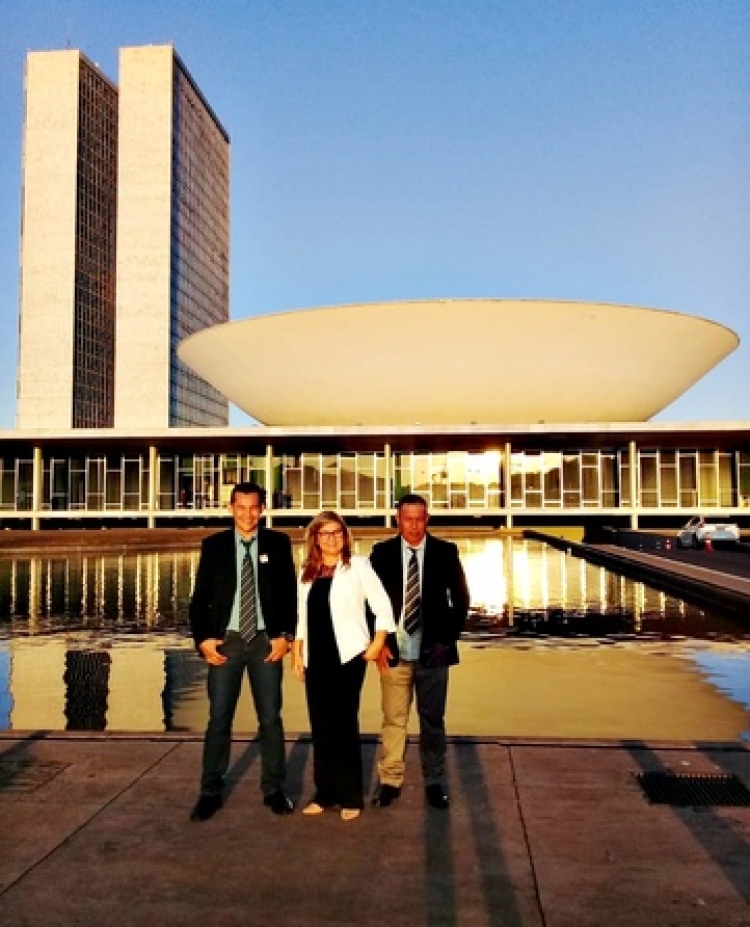 Vereadores de União do Sul vão à Brasília cobrar recursos para o município e região